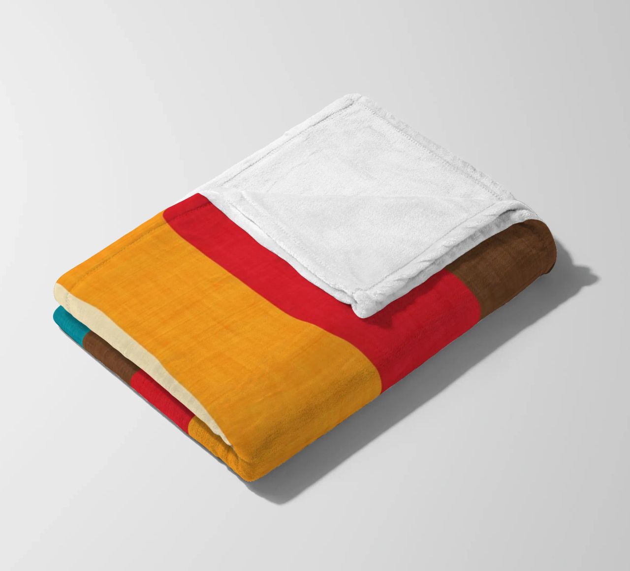 Abstract Mod Cube Beige coperta in pile da susanacosta