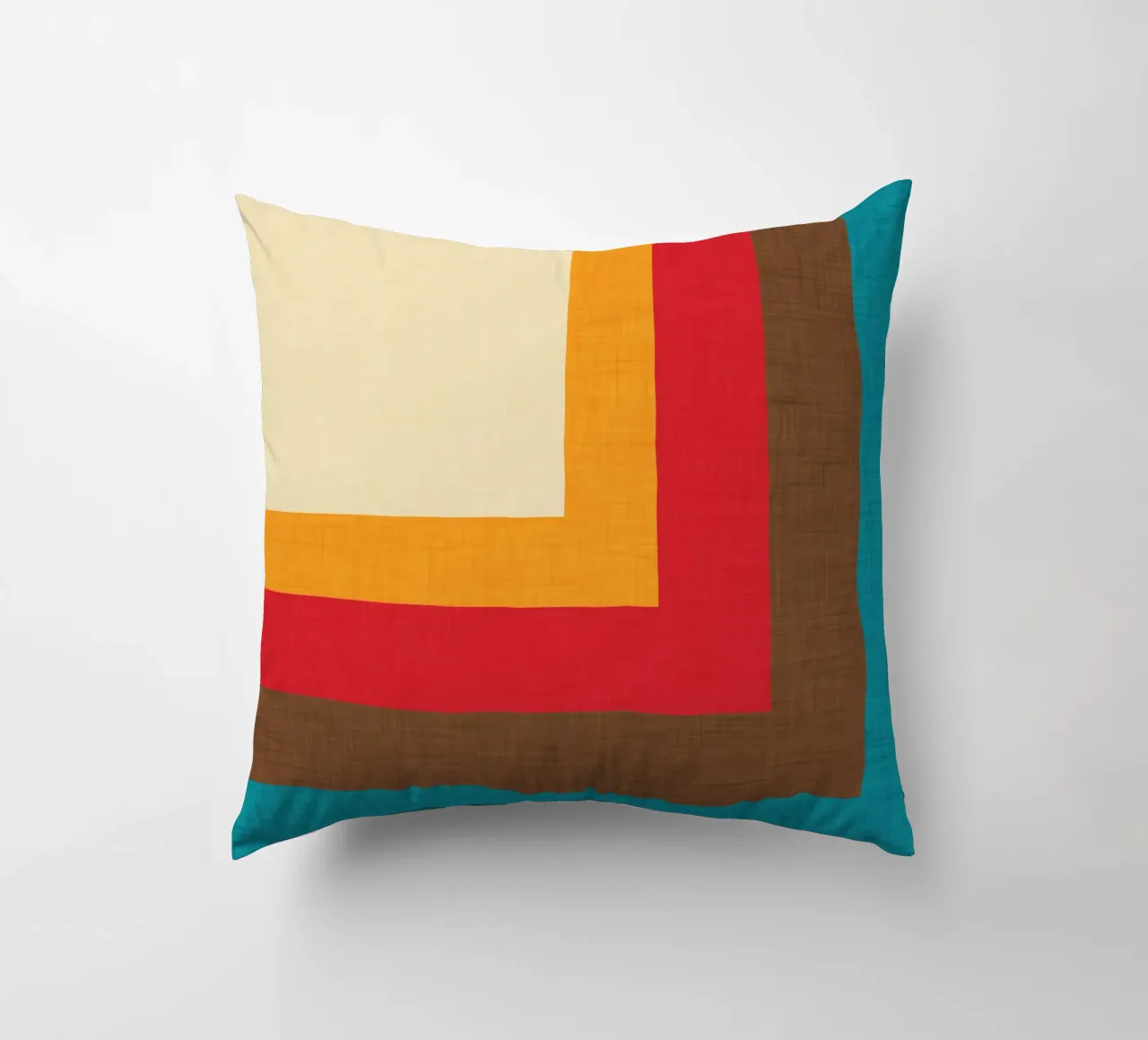 Abstract Mod Cube Beige Kissen von susanacosta