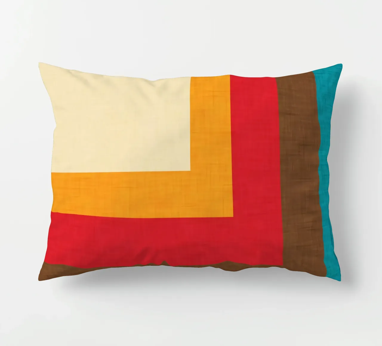 Abstract Mod Cube Beige Kissen von susanacosta