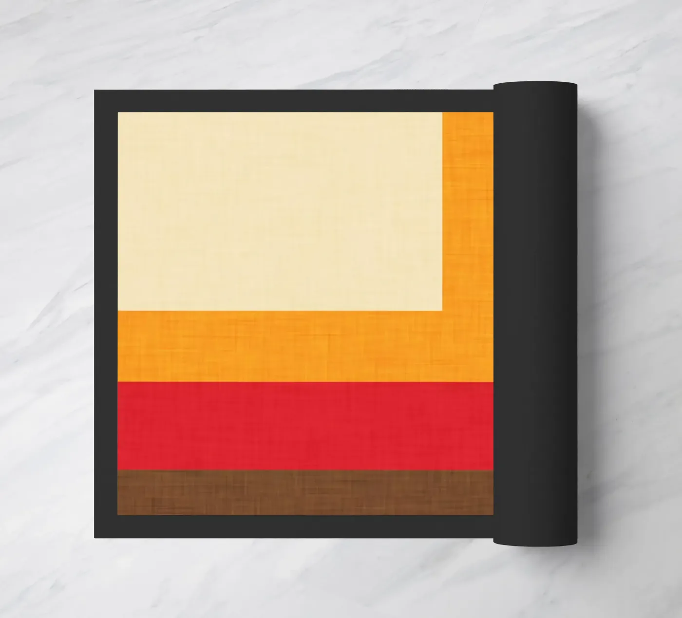 Abstract Mod Cube Beige Fußmatte von susanacosta