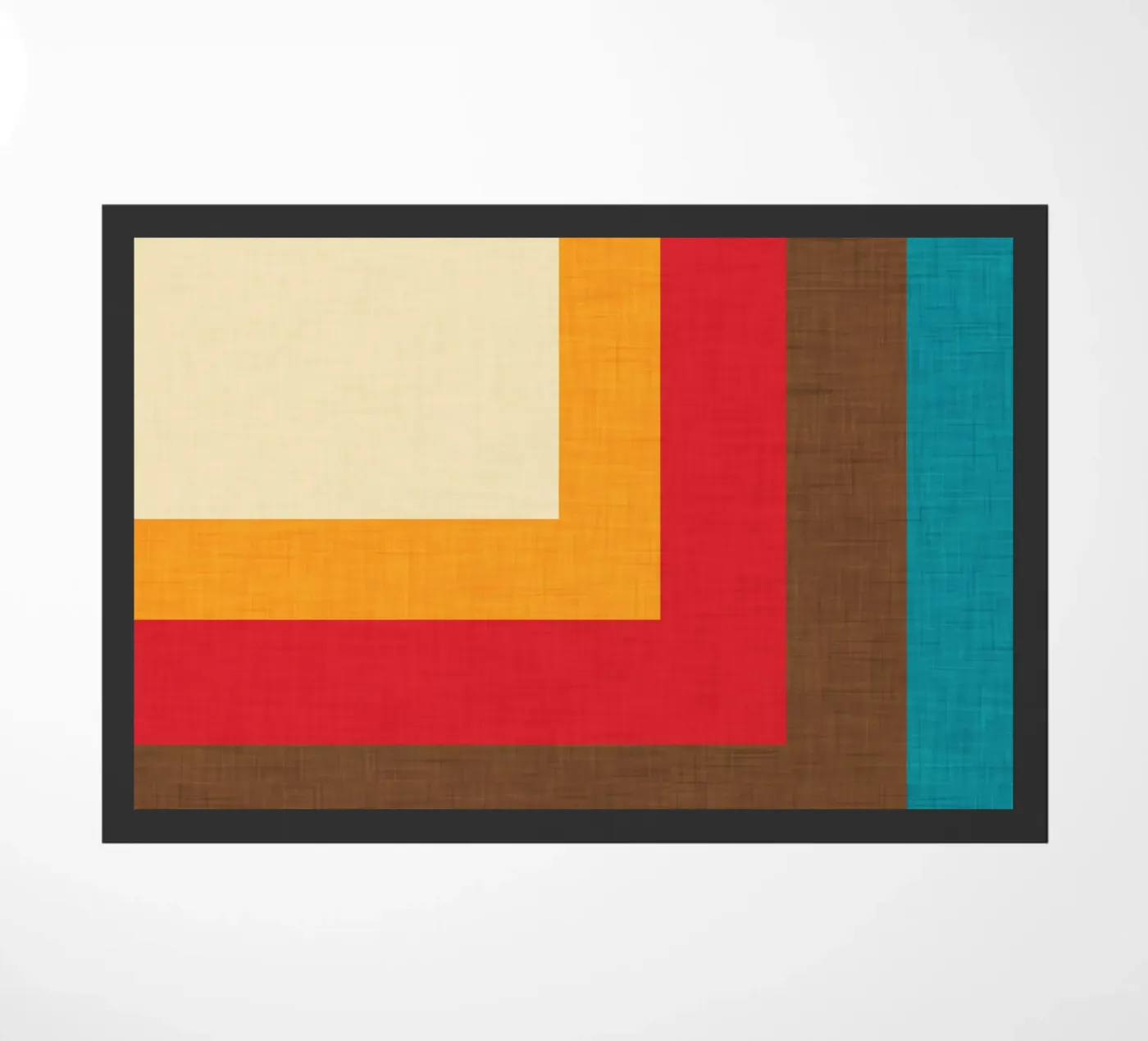 Abstract Mod Cube Beige Fußmatte von susanacosta