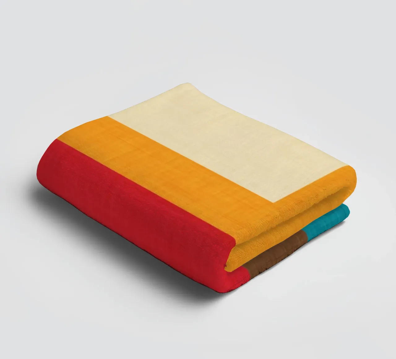 Abstract Mod Cube Beige towel by susanacosta