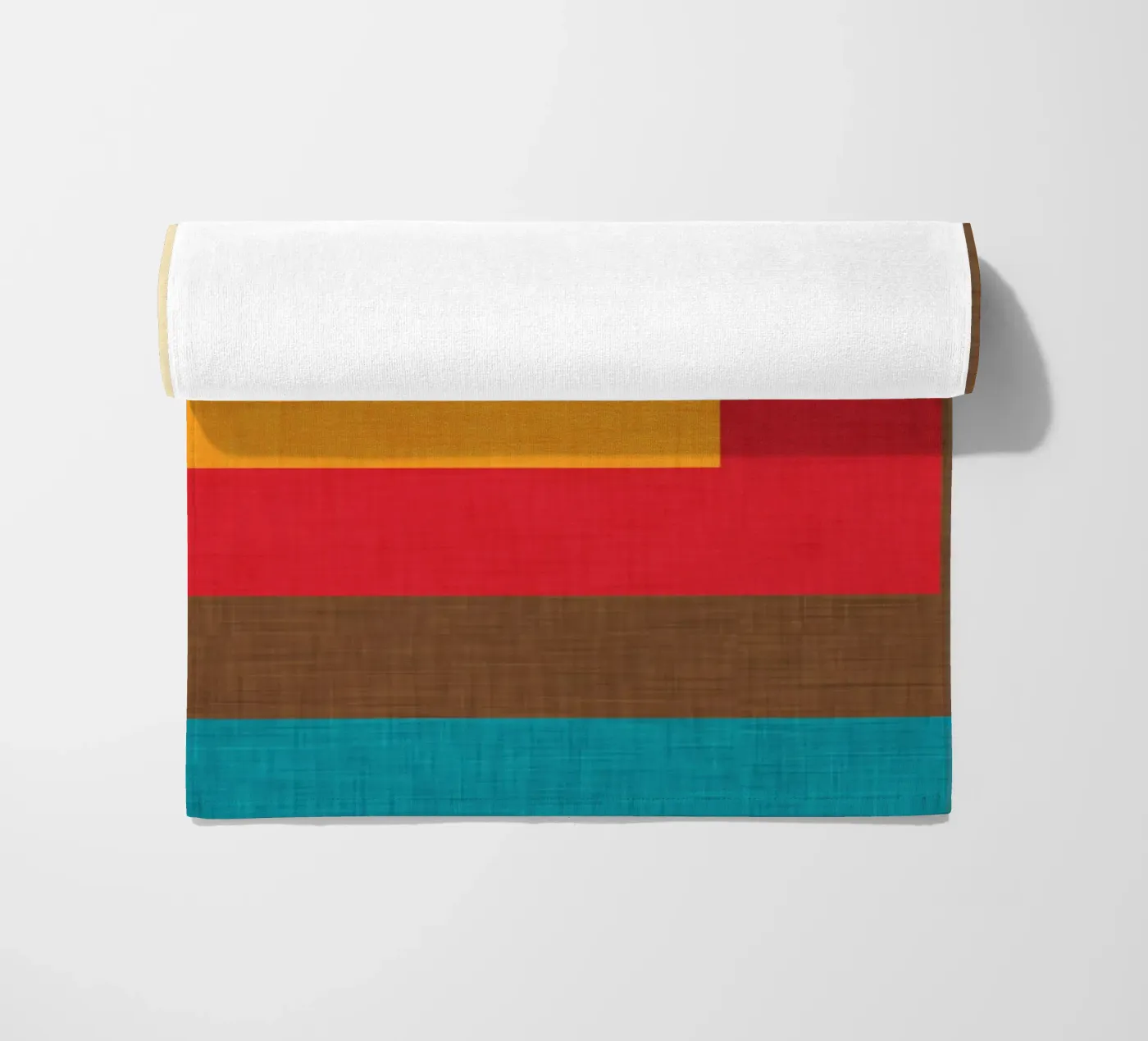 Abstract Mod Cube Beige beach towel by susanacosta