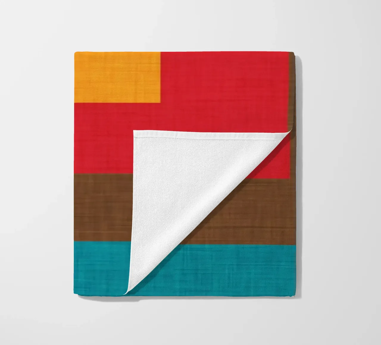 Abstract Mod Cube Beige Strandtuch von susanacosta