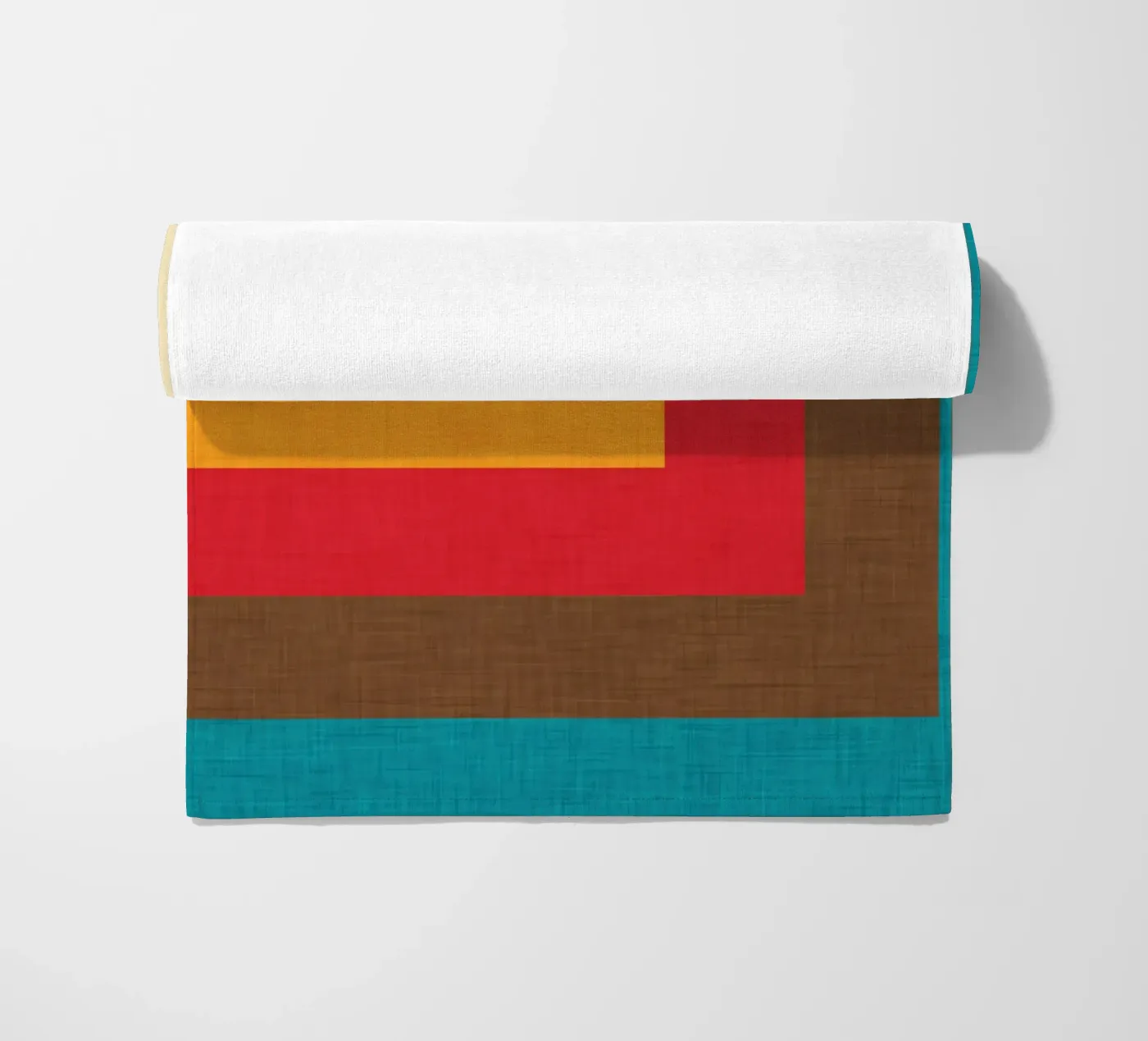 Abstract Mod Cube Beige beach towel by susanacosta