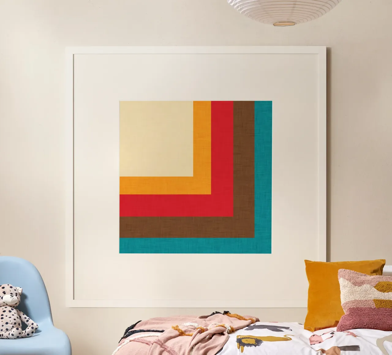 Abstract Mod Cube Beige hahnemühle de susanacosta