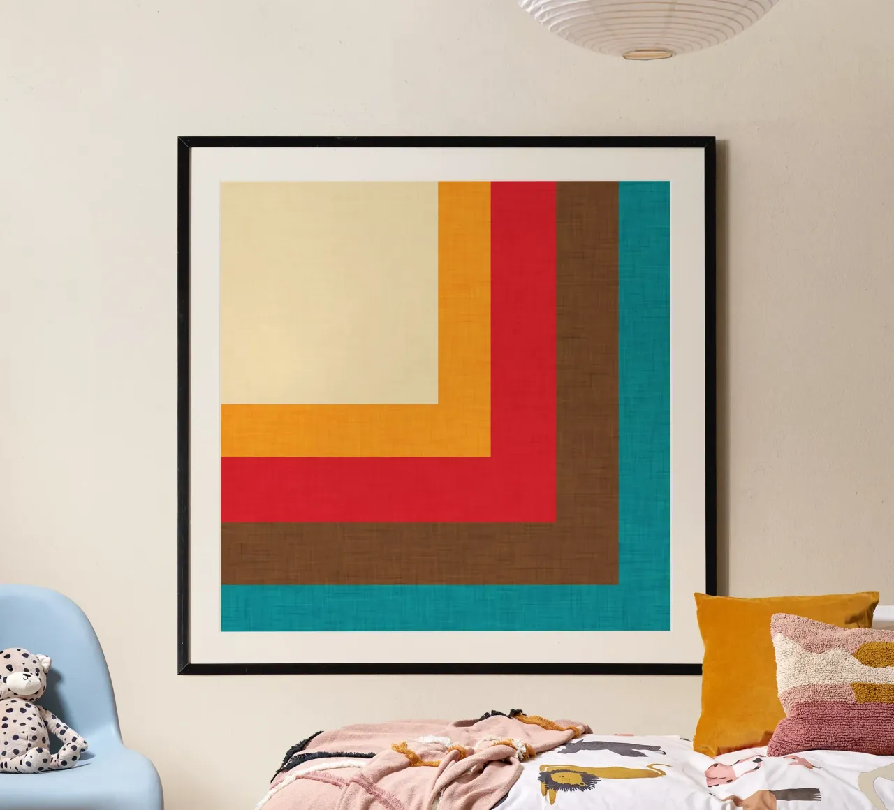 Abstract Mod Cube Beige carta hahnemühle da susanacosta