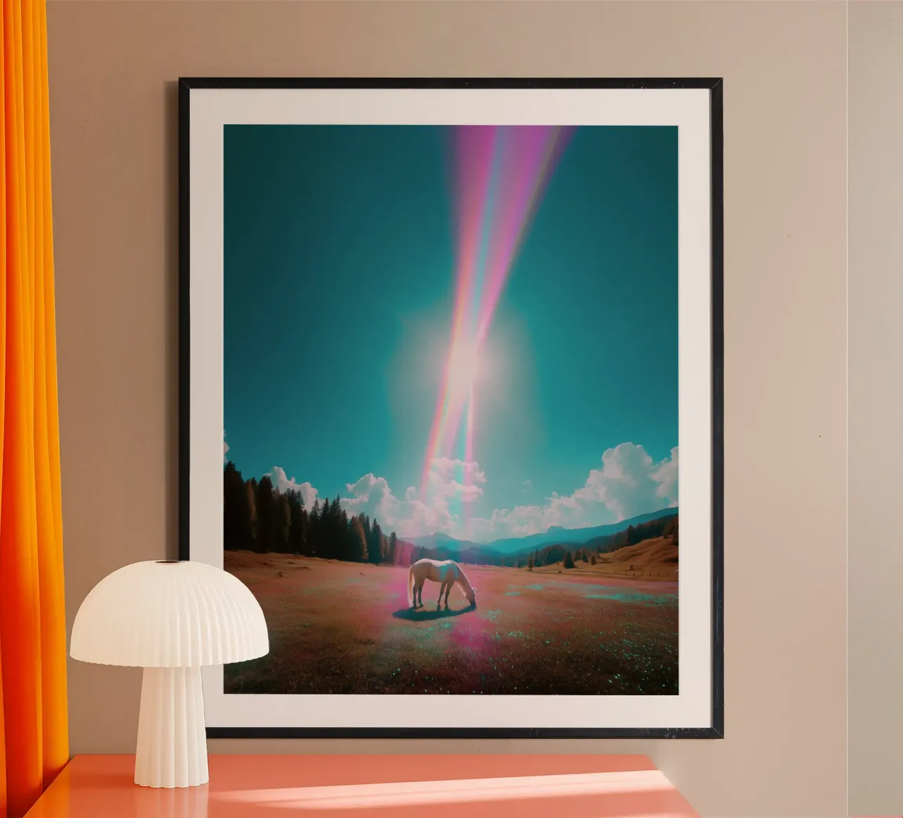 Einhorn auf einer Märchenwiese Poster von My Tiny Home