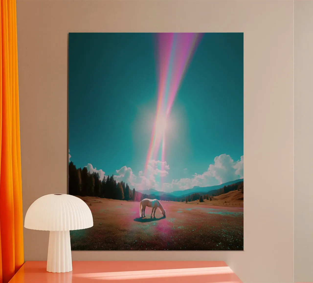 Einhorn auf einer Märchenwiese Poster von My Tiny Home