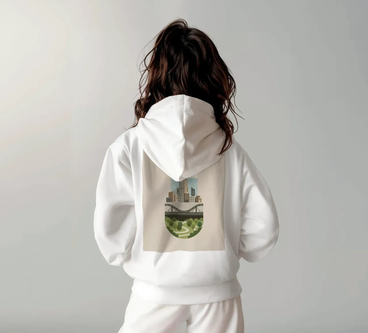 Capsula della città felpa con cappuccio da Wild Colors Gallery