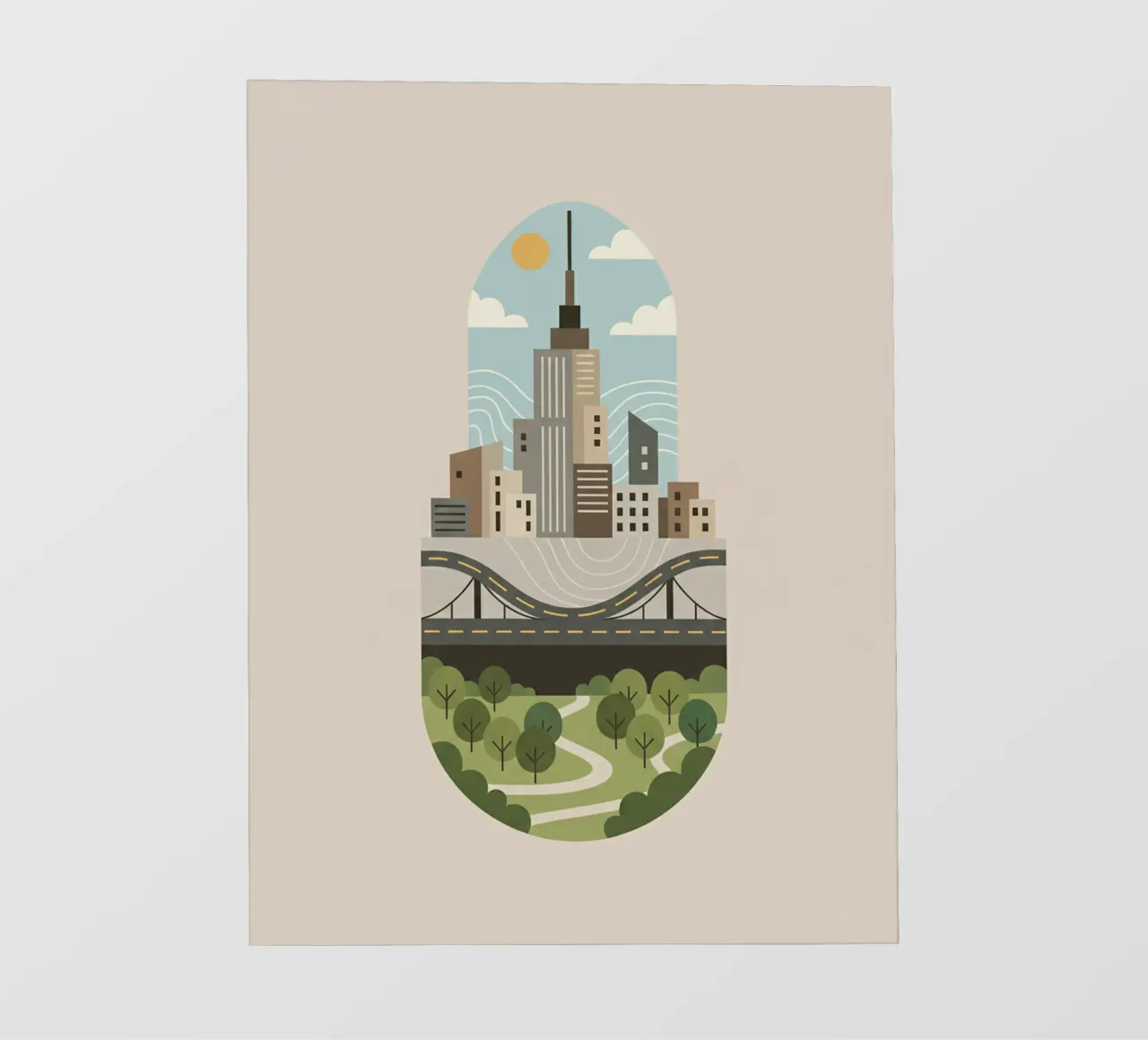 Capsula della città telo in pvc da Wild Colors Gallery