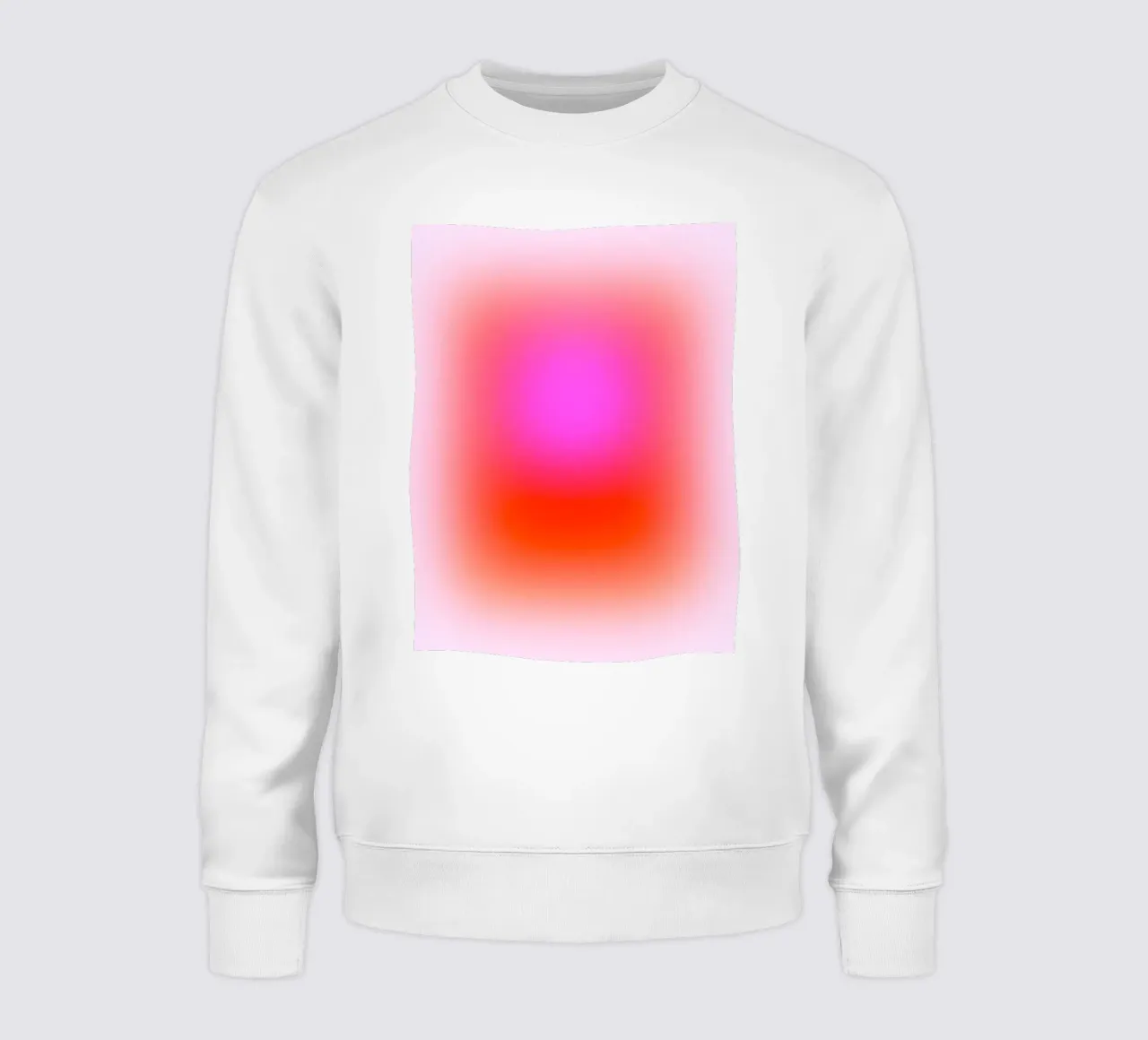 MAKE YOURSELF A PRIORITY - Zelfzorg Aura verloop kunst sweatshirt van Dominique Vari Words