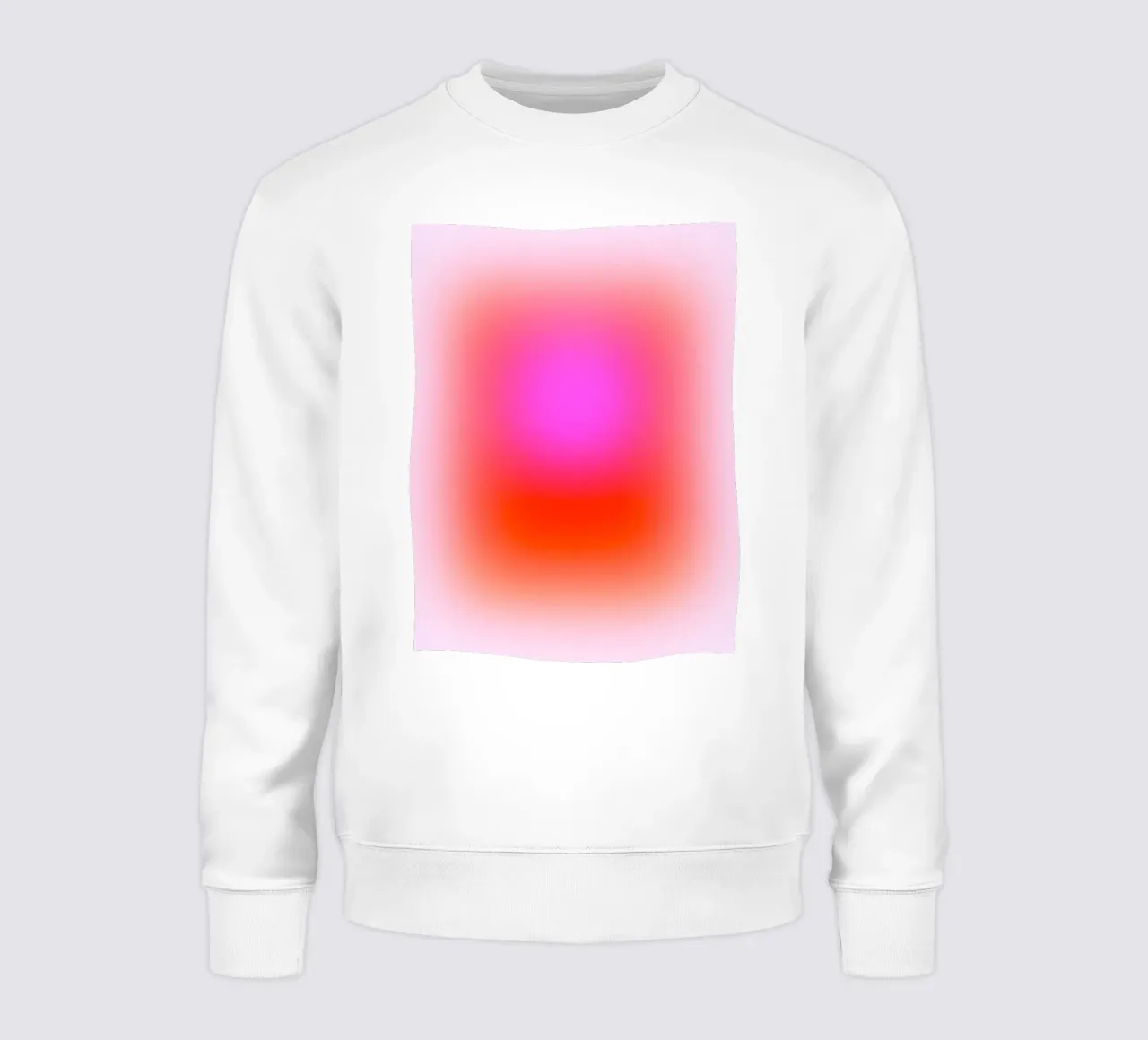 MAKE YOURSELF A PRIORITY - Zelfzorg Aura verloop kunst sweatshirt van Dominique Vari Words