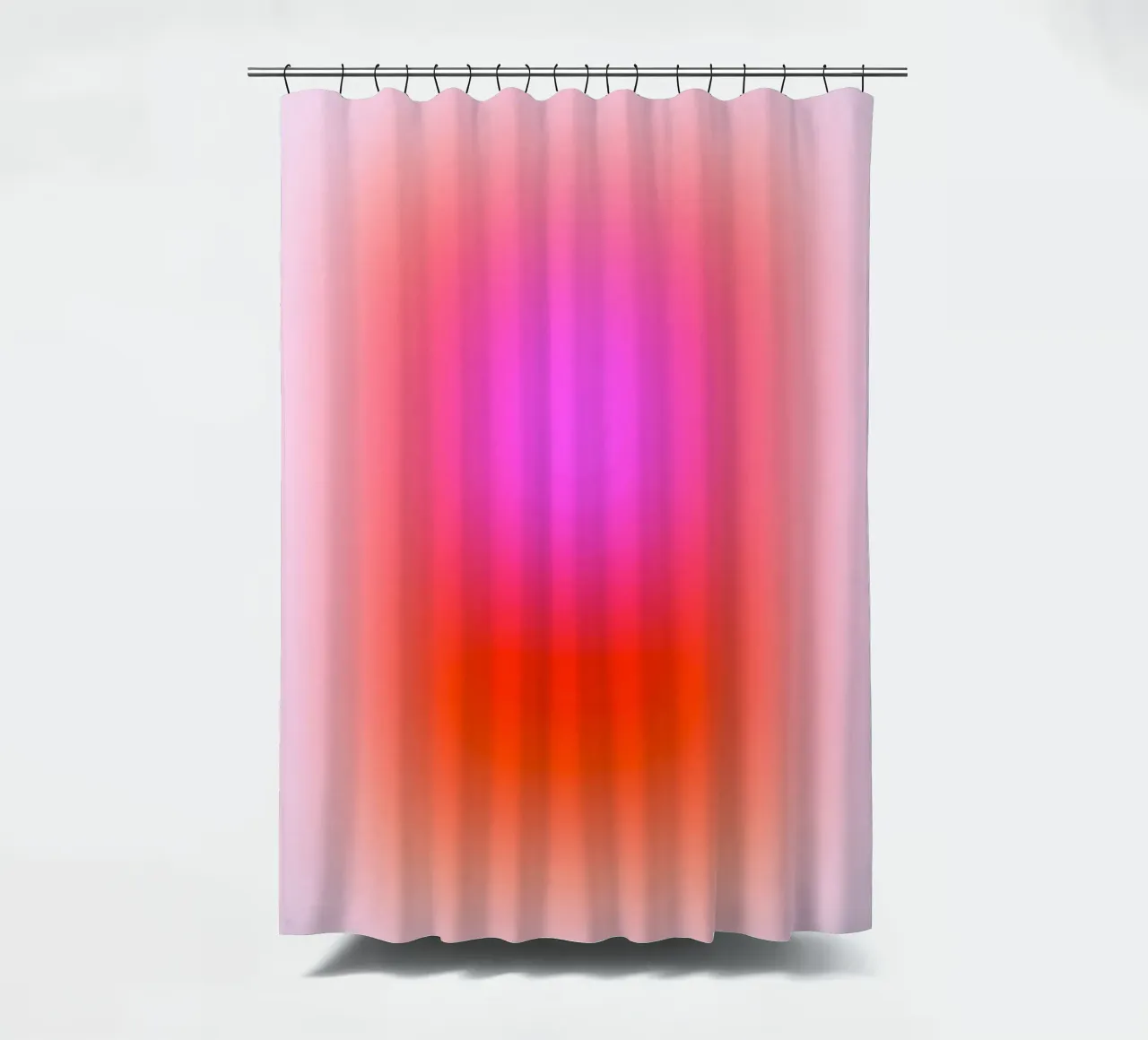 MAKE YOURSELF A PRIORITY - Selbstfürsorge Aura Gradient Art Duschvorhang von Dominique Vari Words