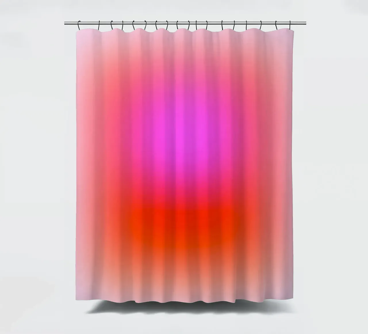 MAKE YOURSELF A PRIORITY - Selbstfürsorge Aura Gradient Art Duschvorhang von Dominique Vari Words