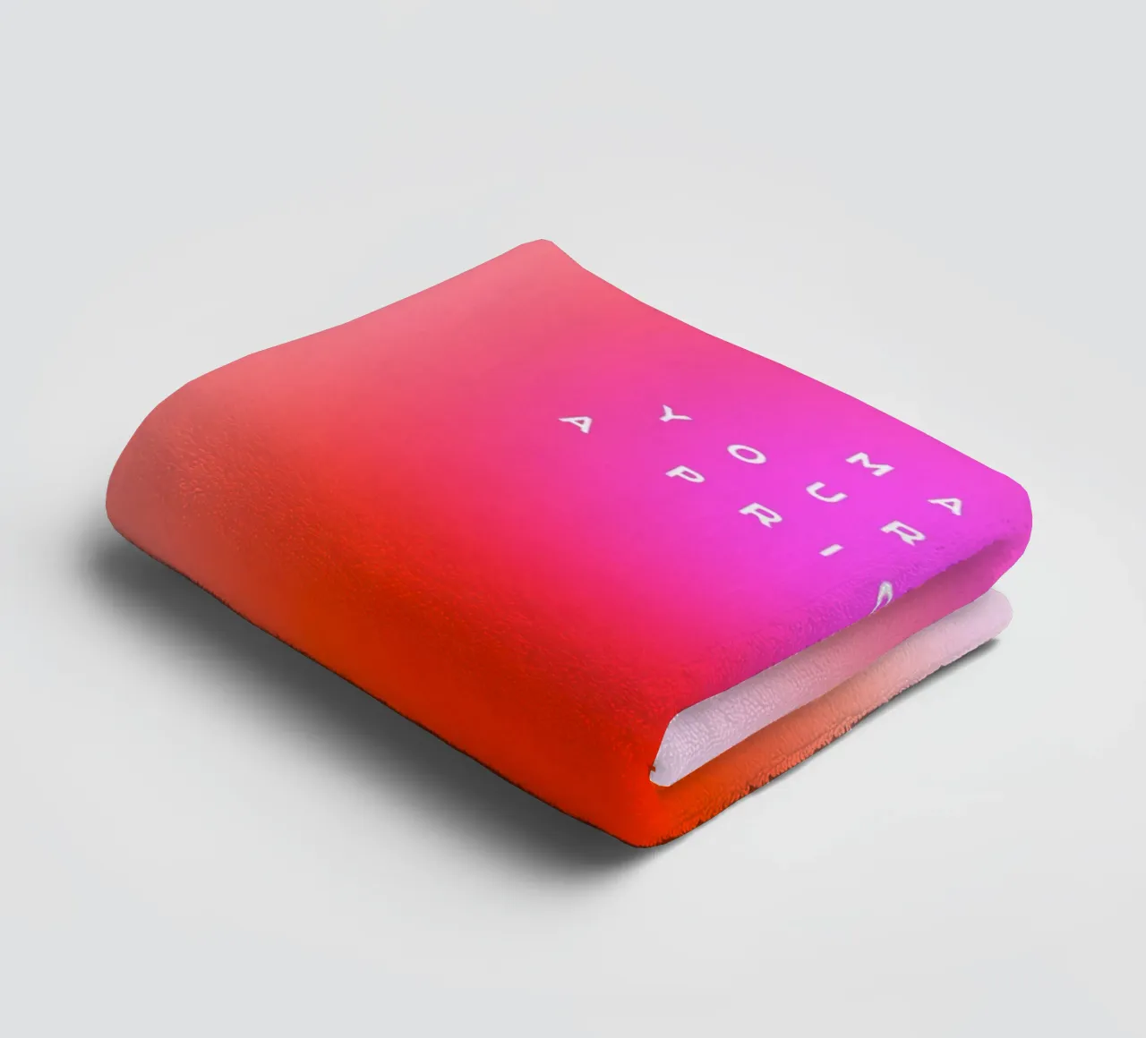 MAKE YOURSELF A PRIORITY - Zelfzorg Aura verloop kunst badhanddoek van Dominique Vari Words