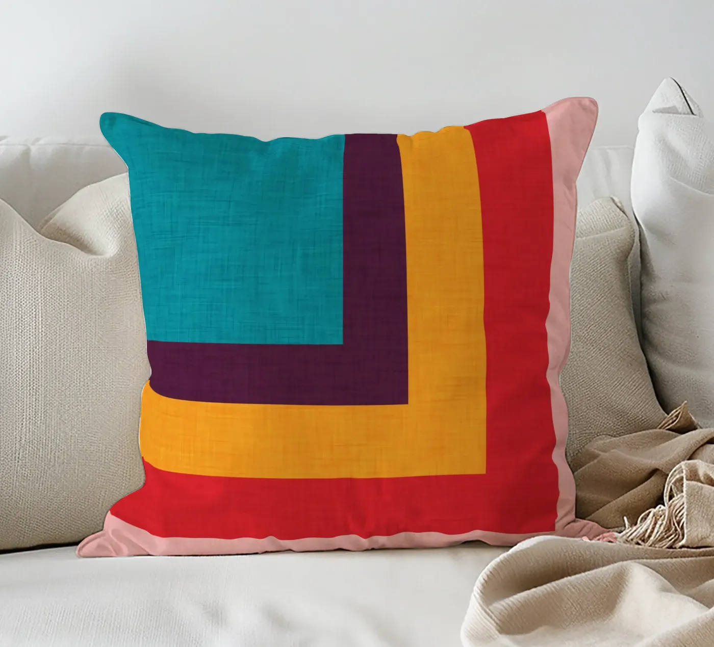 Abstract Mod Cube Kissen von susanacosta