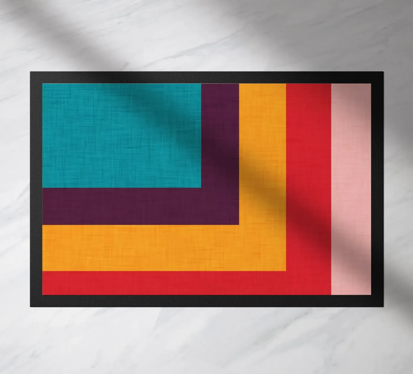 Abstract Mod Cube deurmat van susanacosta