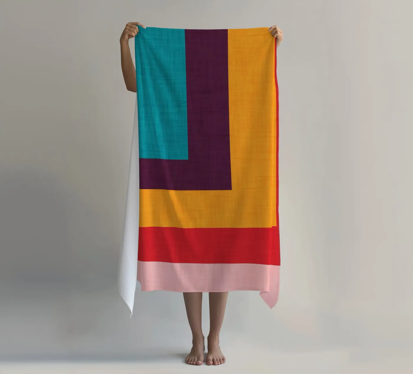 Abstract Mod Cube beach towel by susanacosta