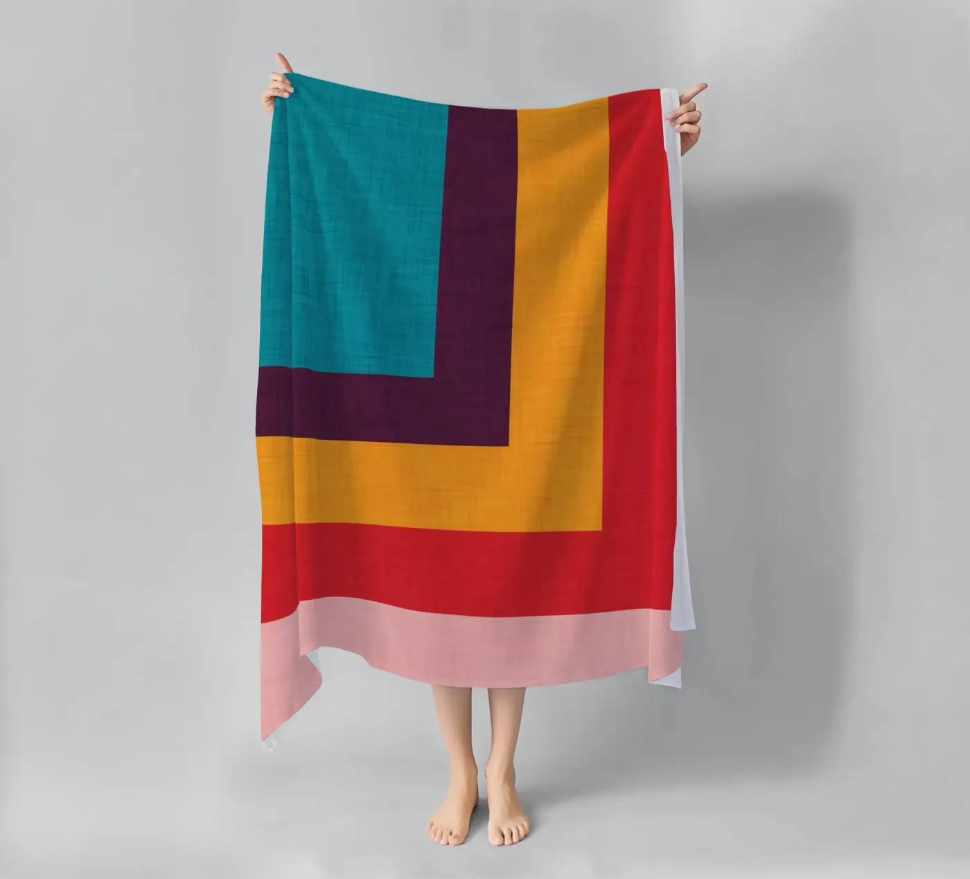 Abstract Mod Cube beach towel by susanacosta