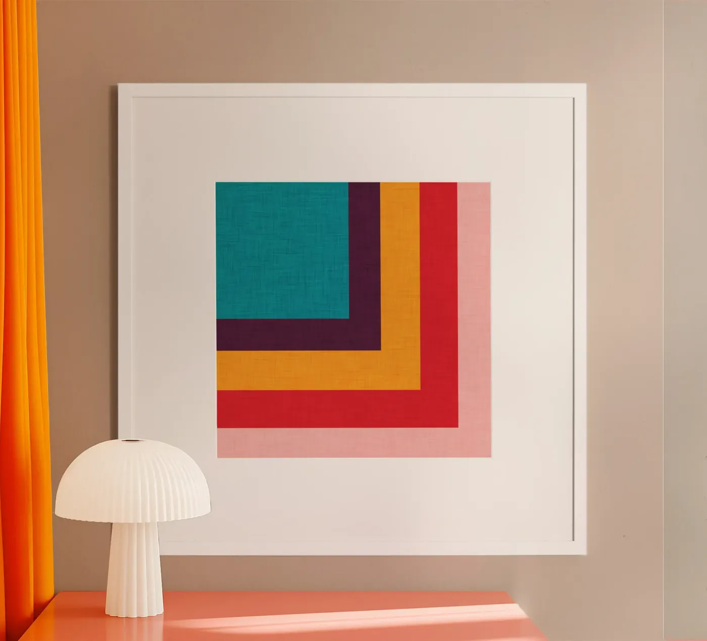 Abstract Mod Cube Poster von susanacosta