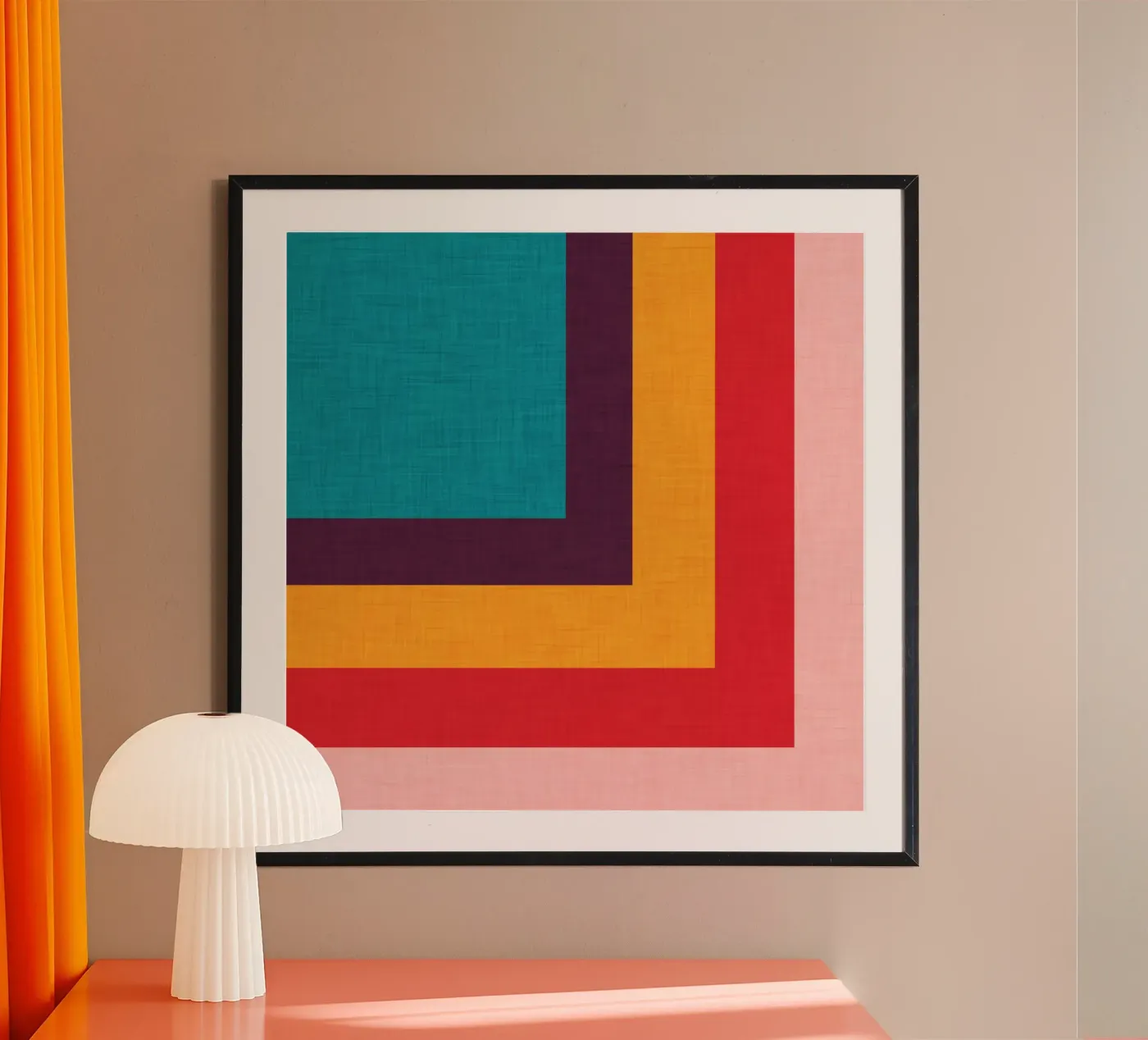 Abstract Mod Cube Poster von susanacosta
