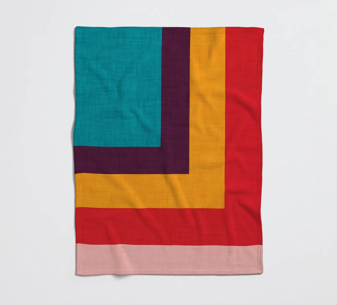 Abstract Mod Cube fleece blanket by susanacosta