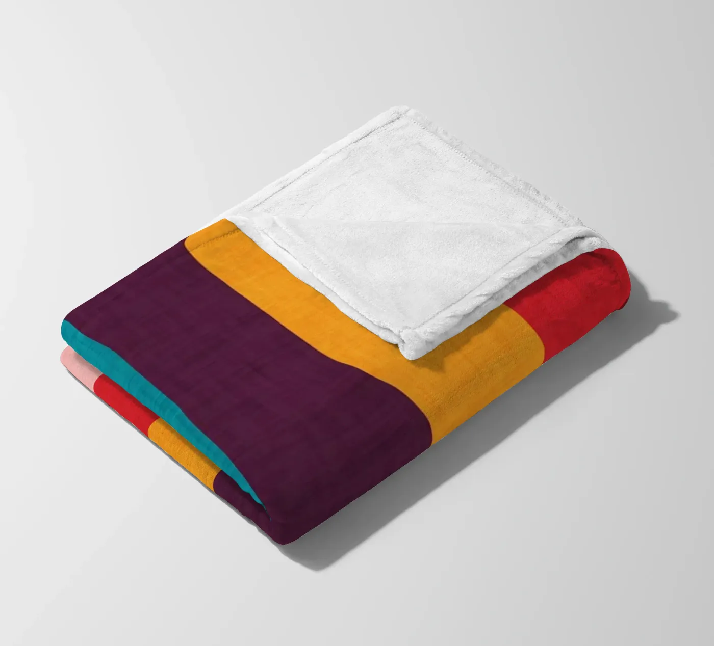 Abstract Mod Cube fleece blanket by susanacosta
