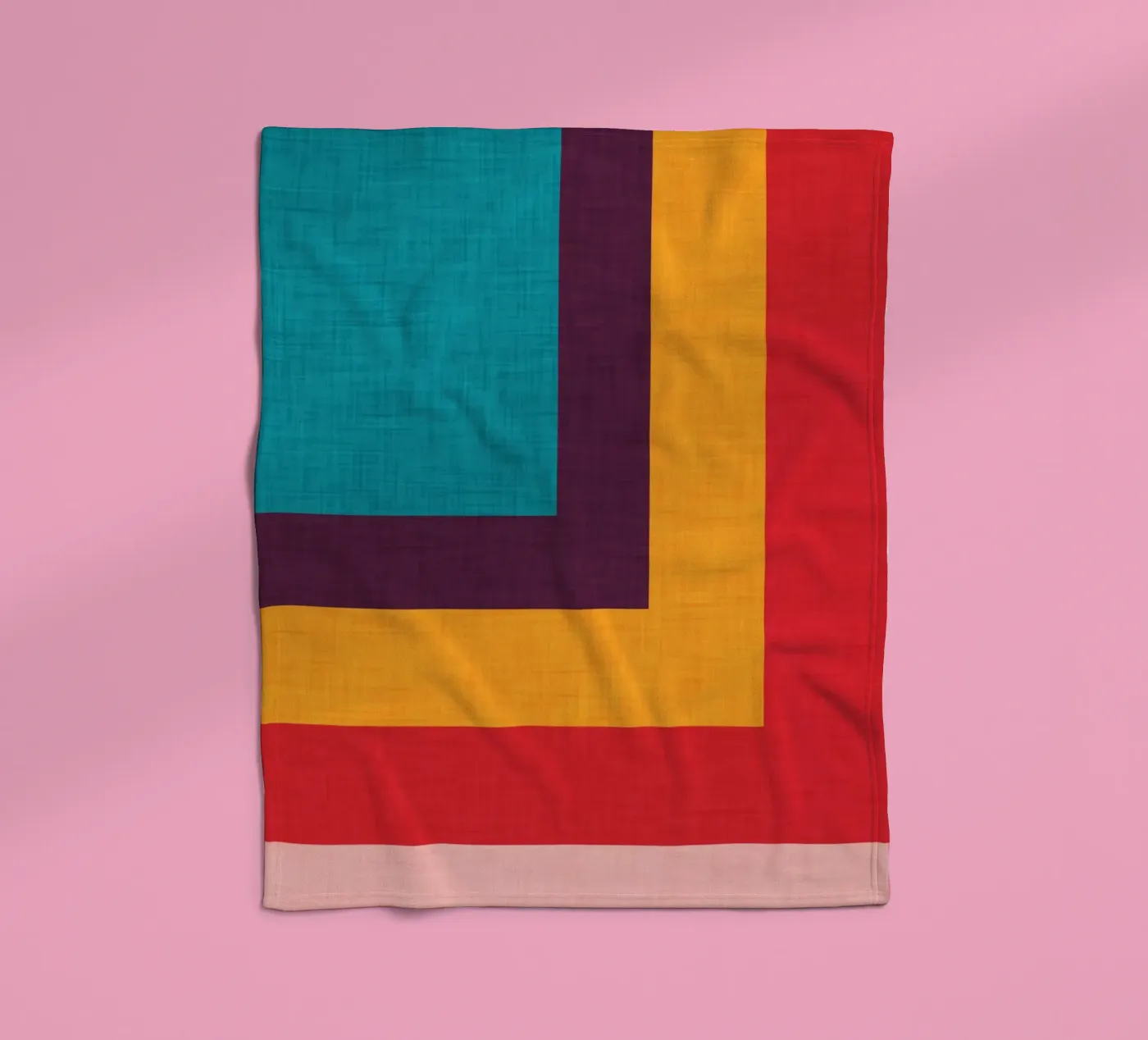 Abstract Mod Cube fleece blanket by susanacosta