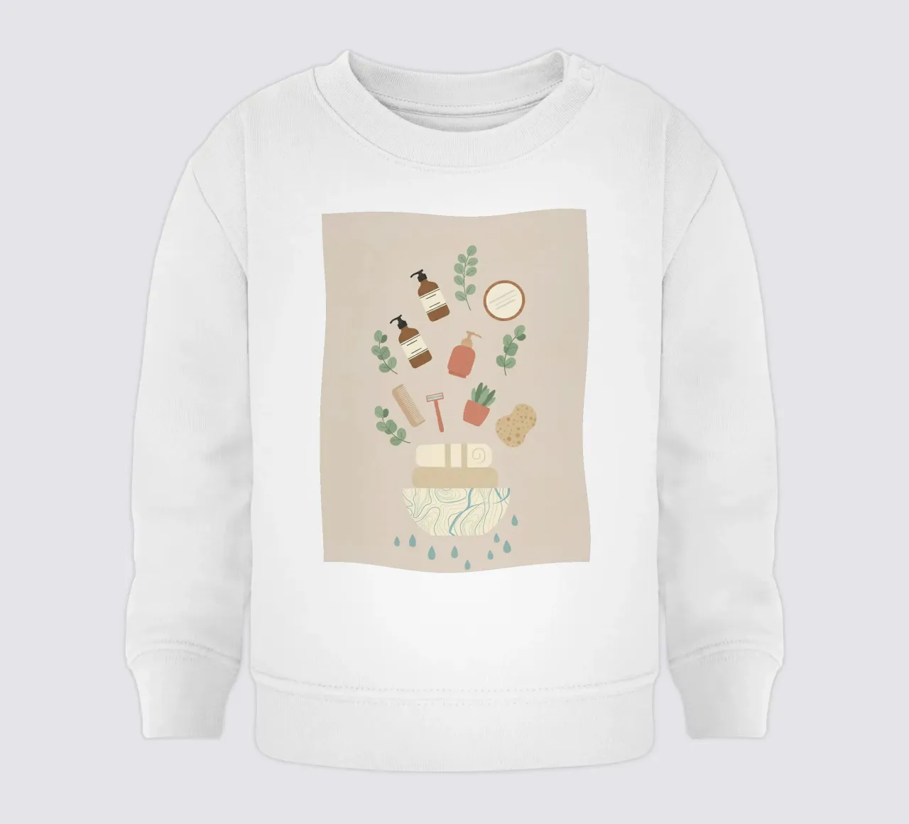 Un momento di calma felpa neonato da Wild Colors Gallery