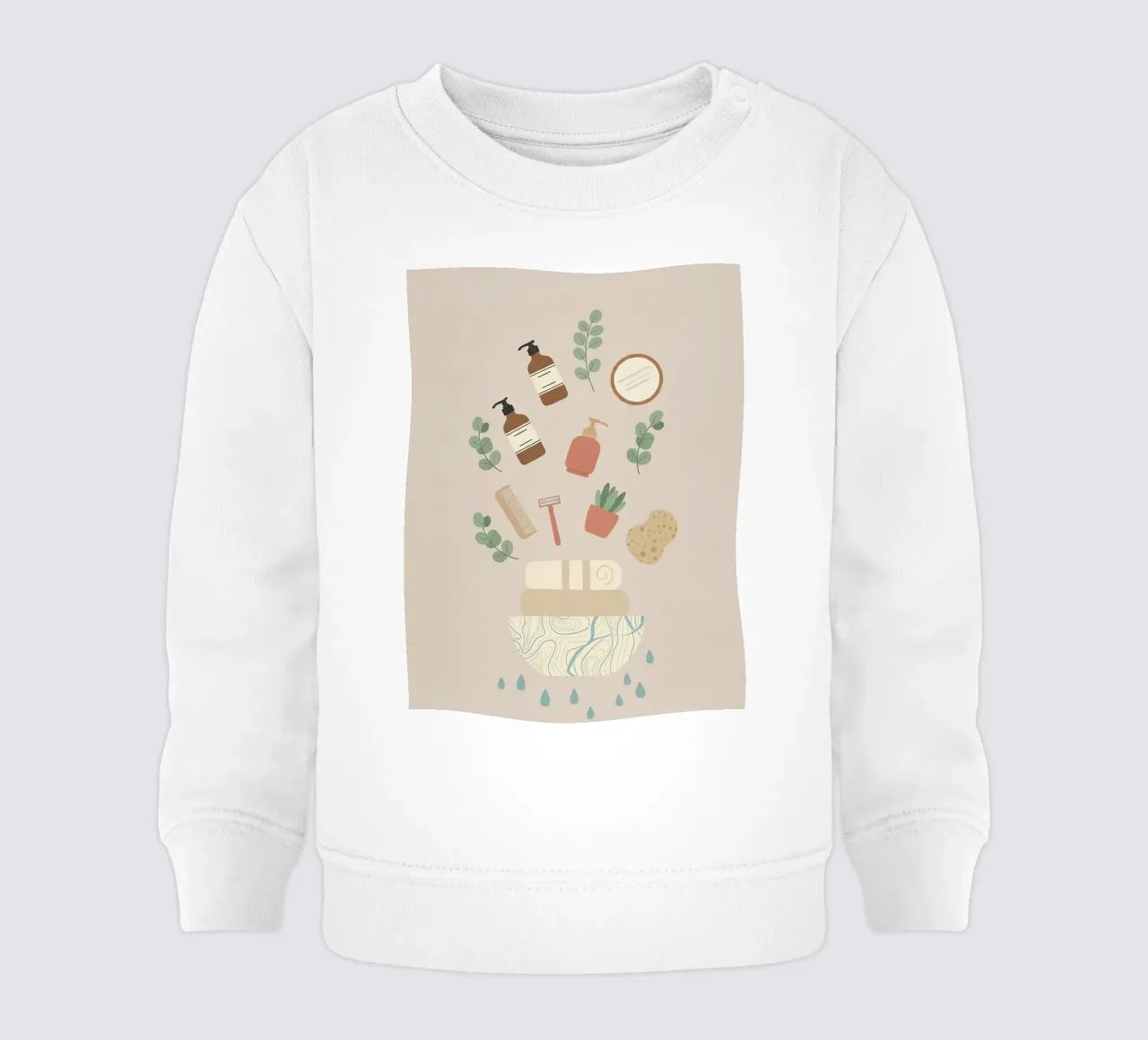 Un momento di calma felpa neonato da Wild Colors Gallery