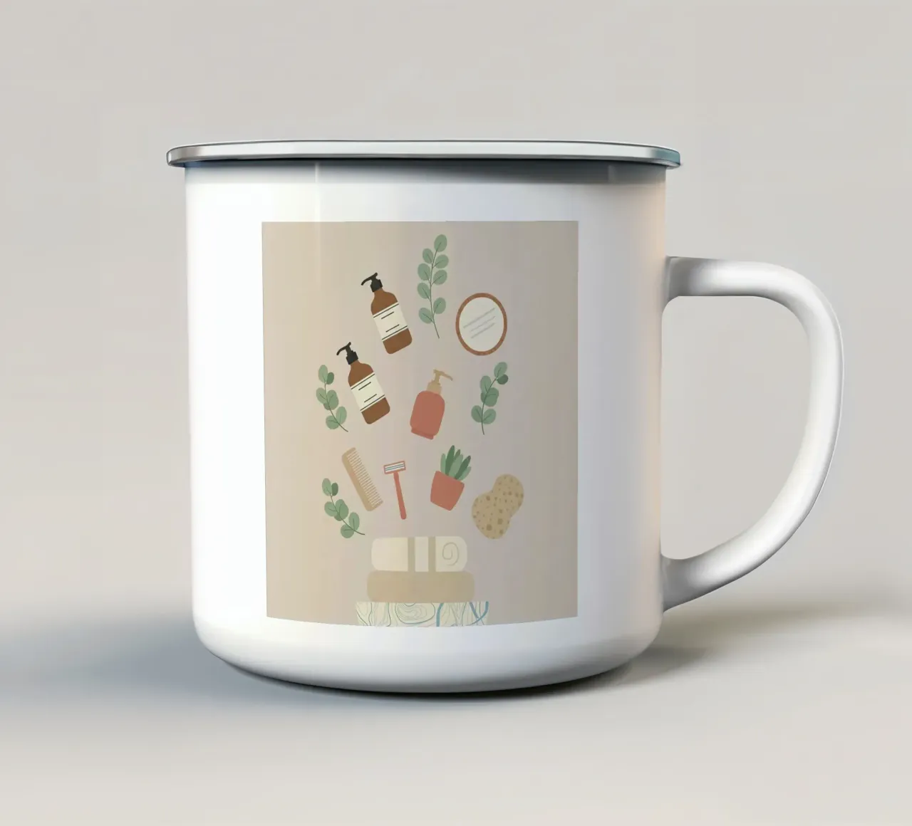 Un momento di calma tazza in smalto da Wild Colors Gallery