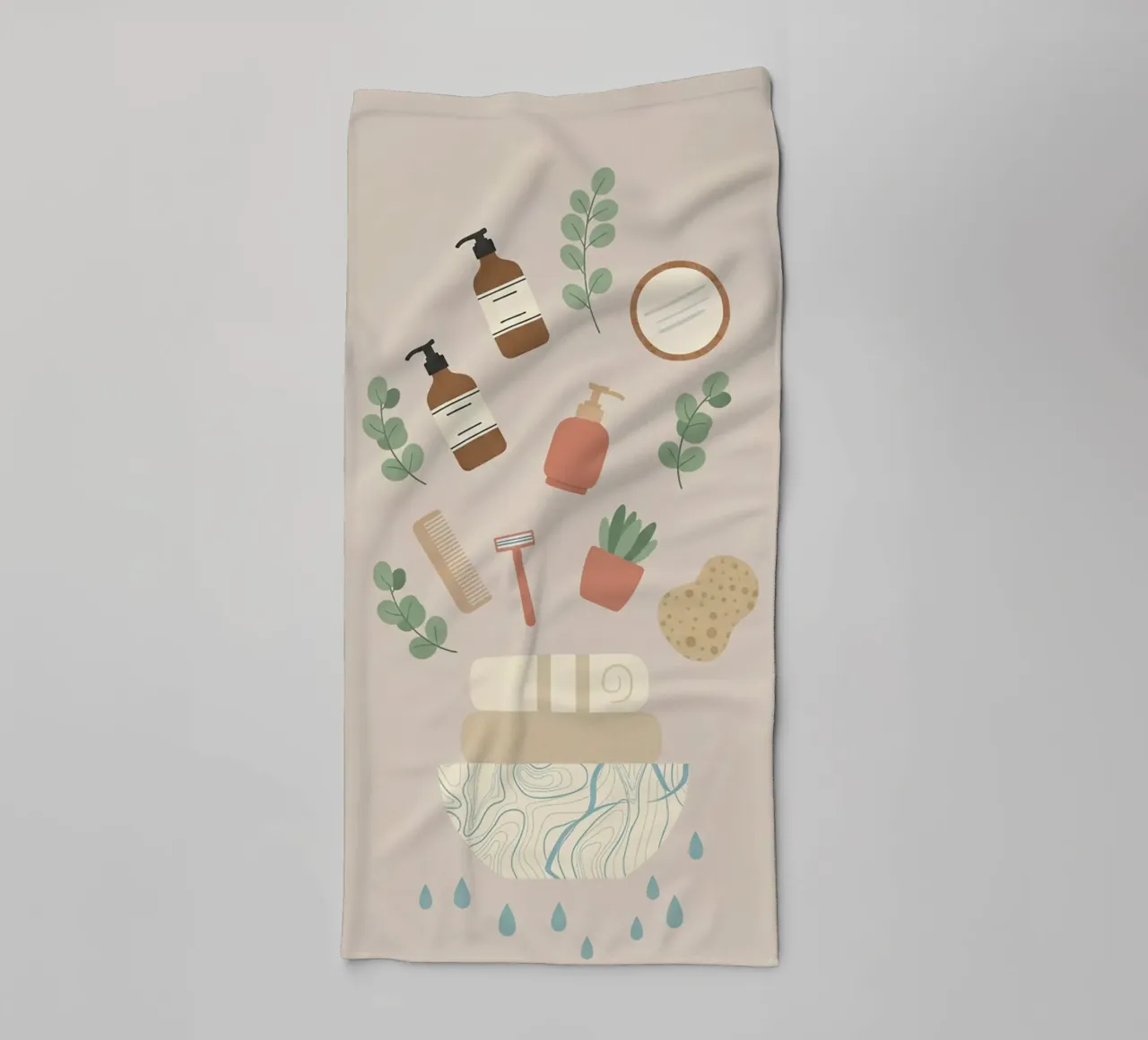 Un momento di calma asciugamano da bagno da Wild Colors Gallery