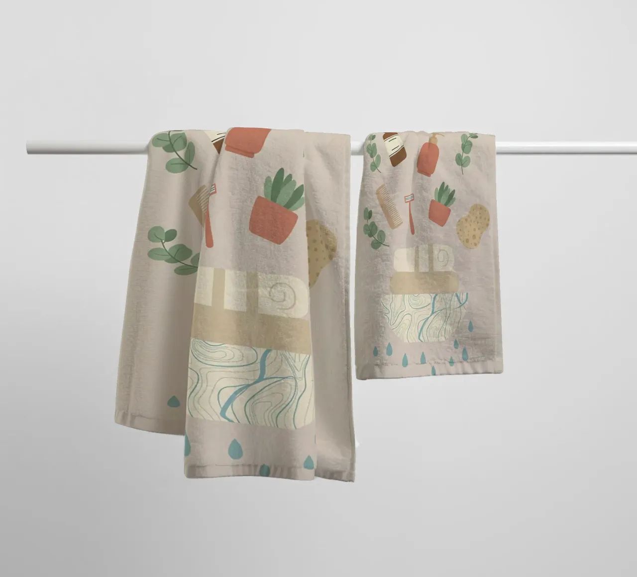 Un momento di calma asciugamano da bagno da Wild Colors Gallery