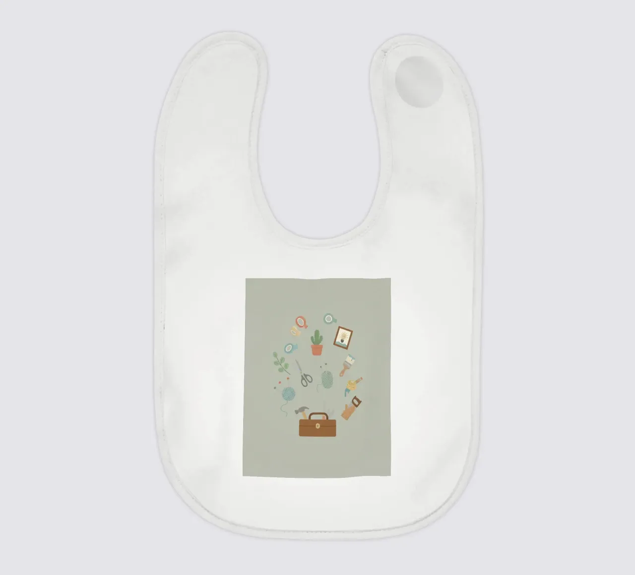 Craft & Create: Handmade Haven baby bib by Wild Colors Gallery