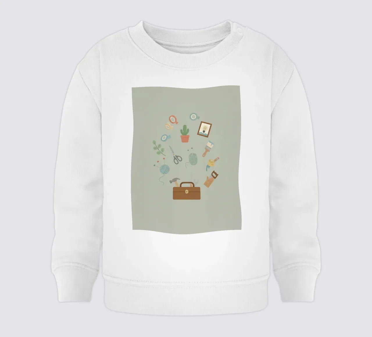 Craft & Create: Rifugio fatto a mano felpa neonato da Wild Colors Gallery