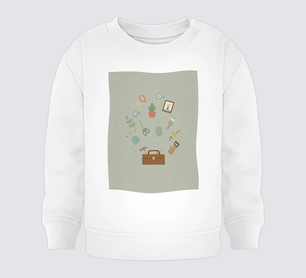 Craft & Create: Rifugio fatto a mano felpa neonato da Wild Colors Gallery