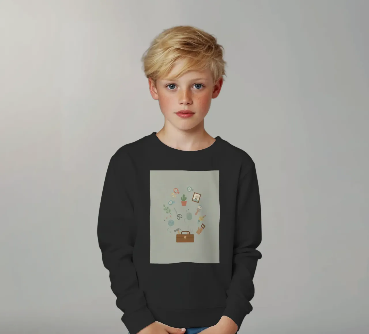 Craft & Create: Rifugio fatto a mano felpa bambino da Wild Colors Gallery