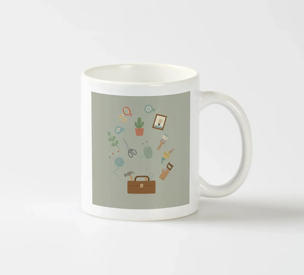 Craft & Create: Rifugio fatto a mano tazza in ceramica da Wild Colors Gallery