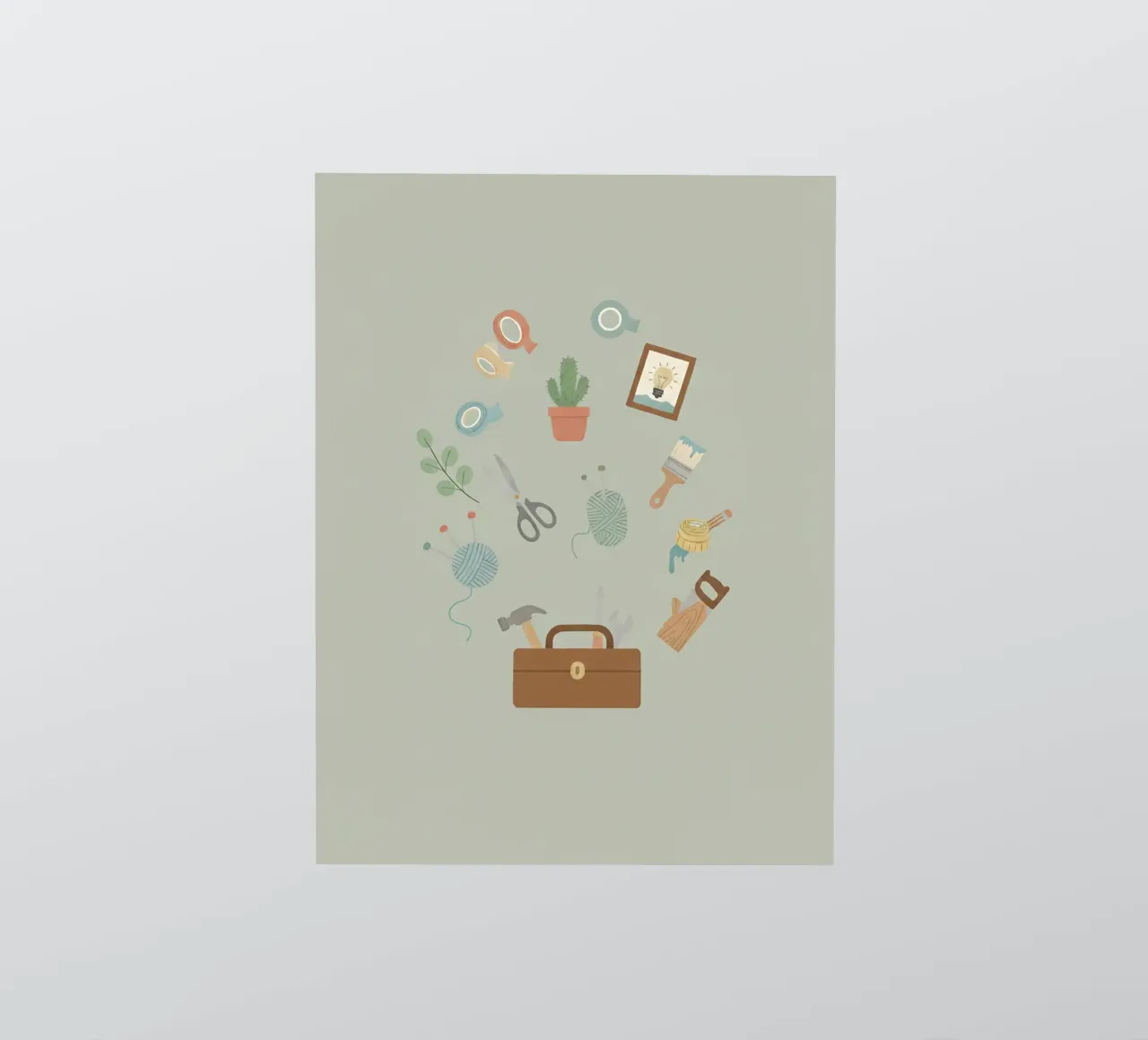 Craft & Create: Rifugio fatto a mano adesivo da Wild Colors Gallery