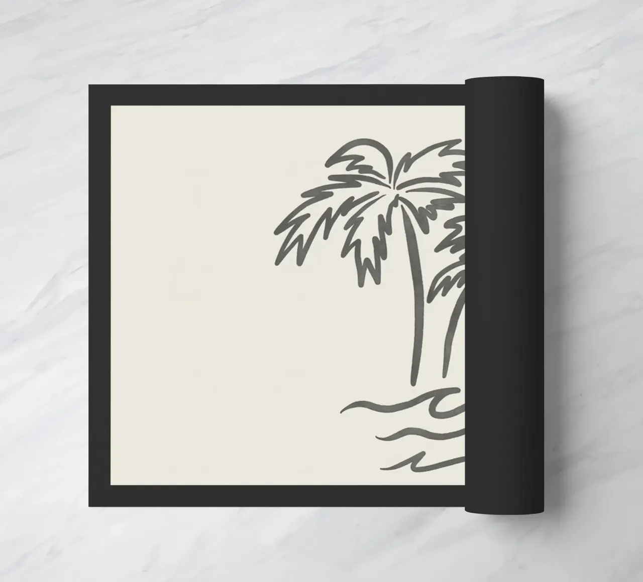 This Must Be The Place minimalista organico boho line art zerbino da This Wild Soul - Illustration