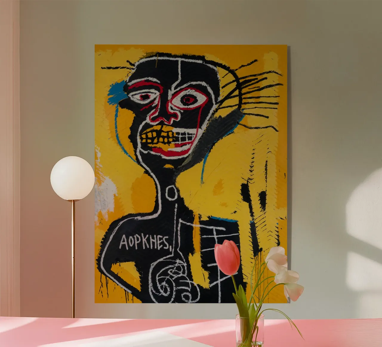 CABEZA, basquiat plexiglass da Harmony Gallery