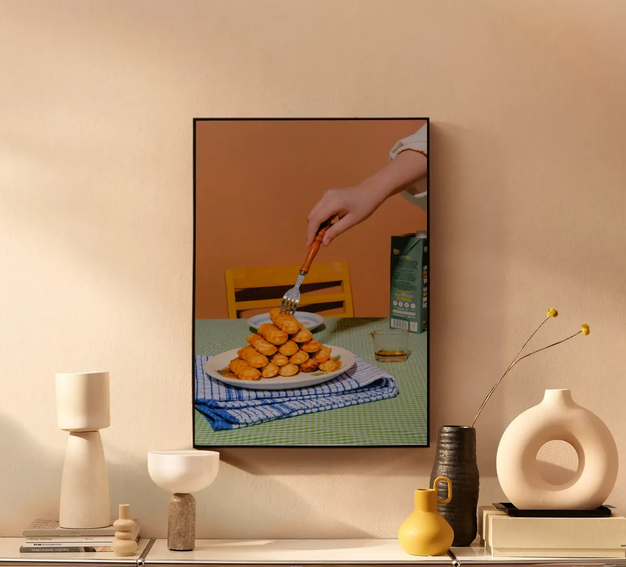 La pila d'oro plexiglass da Tasty Colors