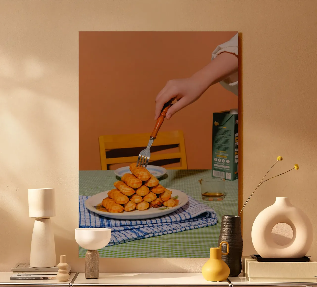 La pila d'oro plexiglass da Tasty Colors