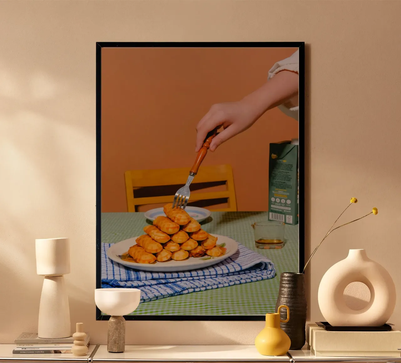 The Golden Stack poster by Tasty Colors