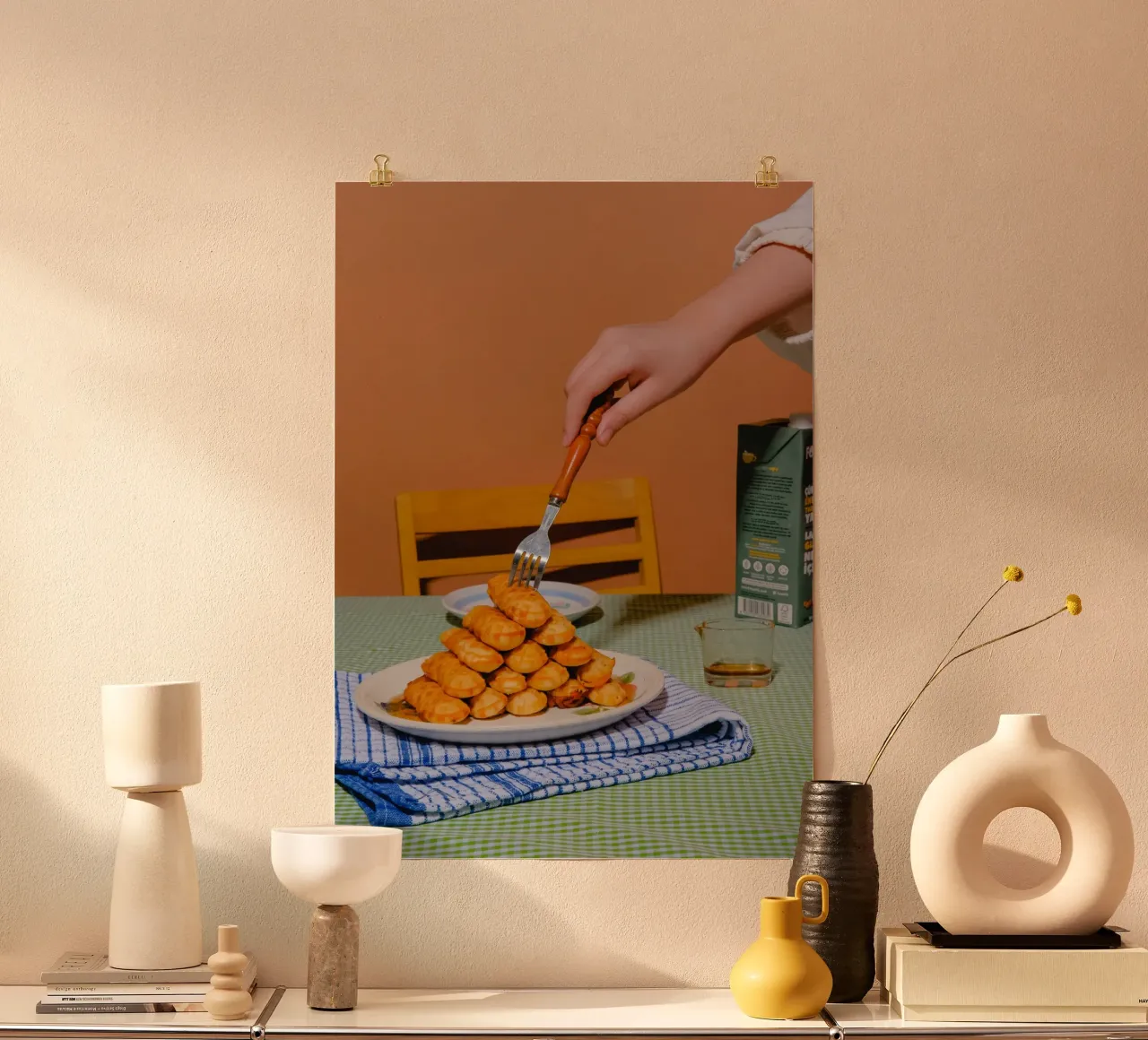 The Golden Stack poster by Tasty Colors
