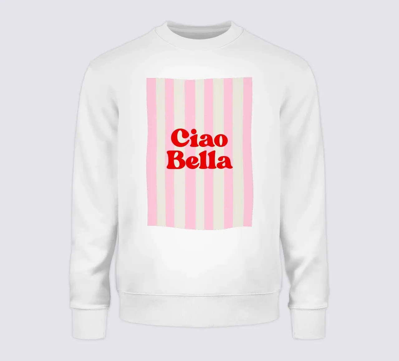 Hello beautiful sweatshirt by The Poster Wordshop