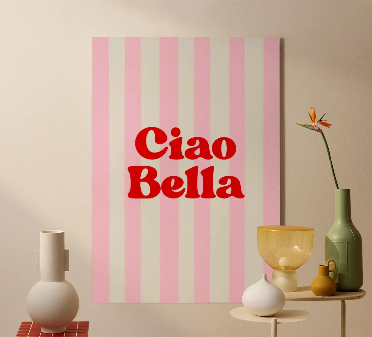 Ciao bella plexiglass da The Poster Wordshop