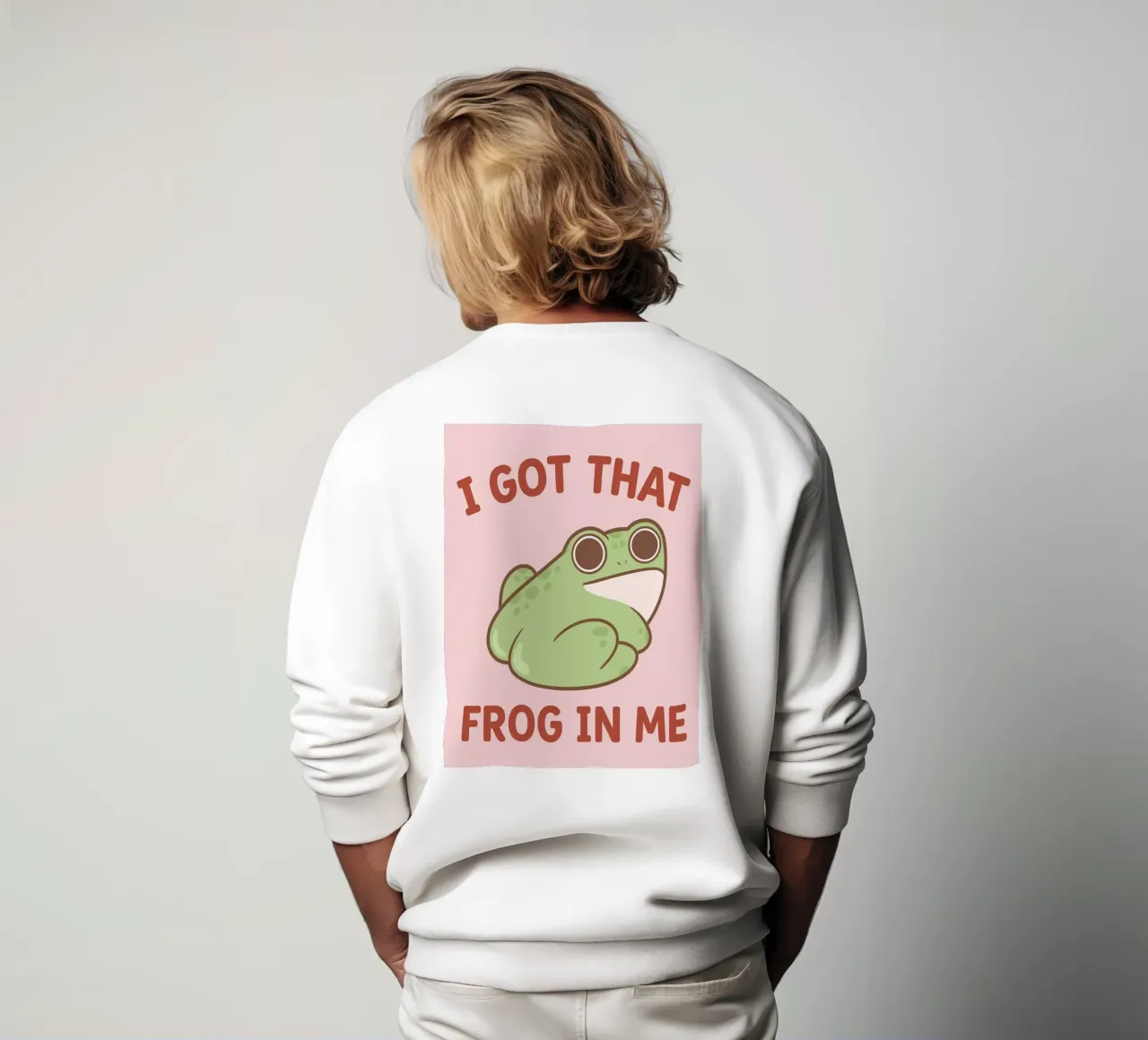 rana in me felpa da bougenfille