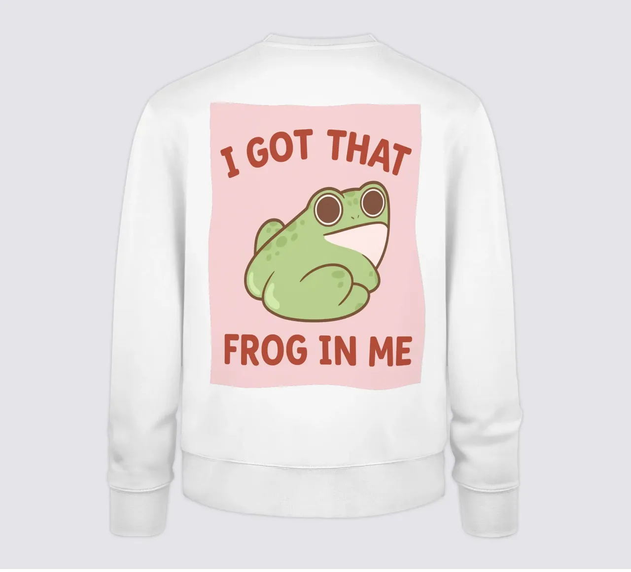frog in me sweatshirt by bougenfille